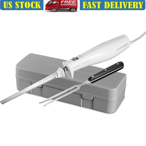 Electric carving knife set - carving, w/