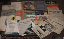 Very old piano sheet music job