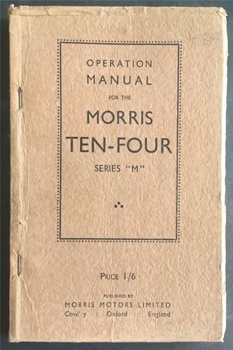Morris ten four series car - ten,