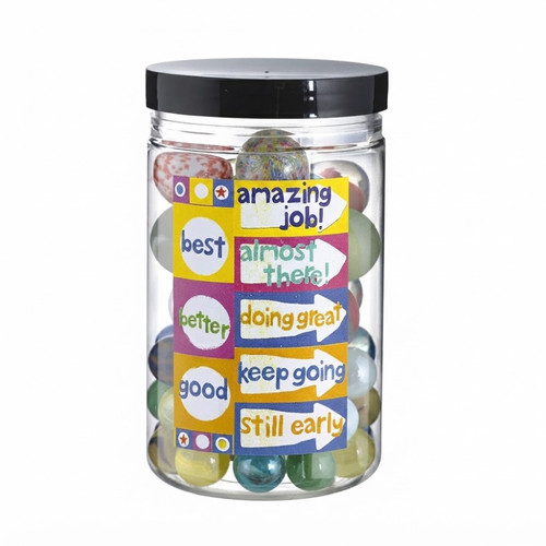 House marble reward jar - of,