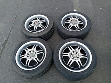 4X100 15” ALLOY WHEELS WITH