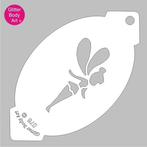 Tinkerbell face paint stencil - paint,