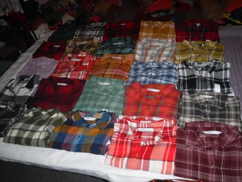 Long sleeve flannel shirt - long,