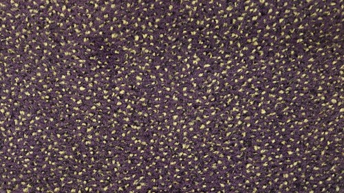 Purple fleck hessian back - back, cut