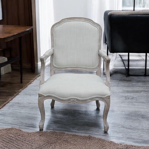 Louis chair oak frame cream - frame,