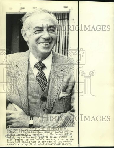 1972 press photo norman - press,