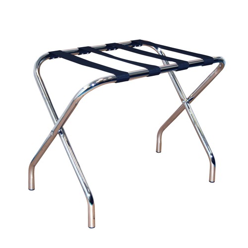 Folding metal luggage rack - metal,