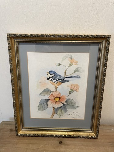 Bird floral watercolour - bird,