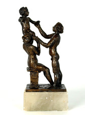 Bronze Figure Group by VINCENT