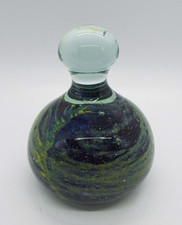 VINTAGE MDINA GLASS BLUE &