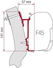 Fiamma 350cm Adaptor Wingamm