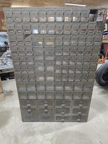Antique post office boxes - post,