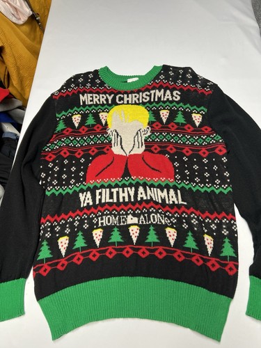 Home alone christmas sweater - alone,