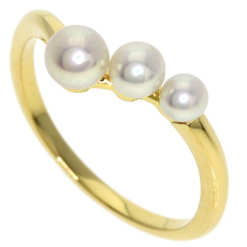 Mikimoto pearl ring k18 - ,