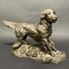 GOLDEN RETRIEVER dog statue by J.Spouse Best of friends Heredities UK 1987