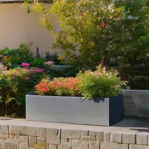 Zinc galvanised steel trough - zinc,