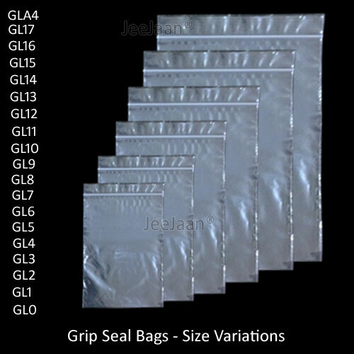 Grip seal bags self - grip,