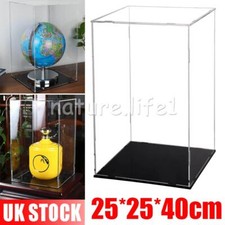 40*25*25cm Acrylic Display Case Dustproof Box Perspex Clear Collectibles Model