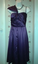 Trinny & sussanah cadbury purple cocktail/prom/ballroom/bridesmaid dress 12