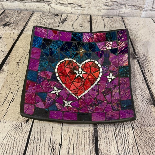 25cm purple red - 25cm, heart