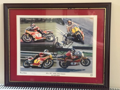 Barry sheene hand signed - sheene,