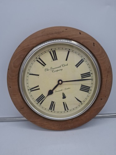 Vintage wall clock wooden - vintage,