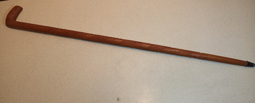 Wooden carved 93cm walking - wooden,