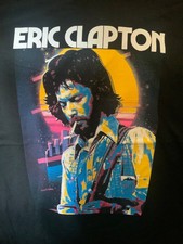 ERIC CLAPTON BLACK T-SHIRT SIZE XX LARGE