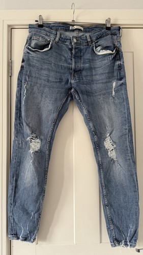 Zara men ripped distressed - men’s,