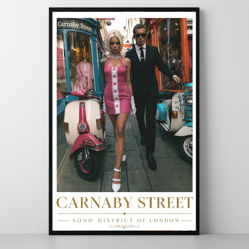 Retro fashion poster 1960s - retro,