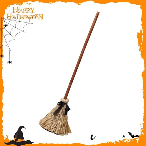 Halloween witch broom - witch,
