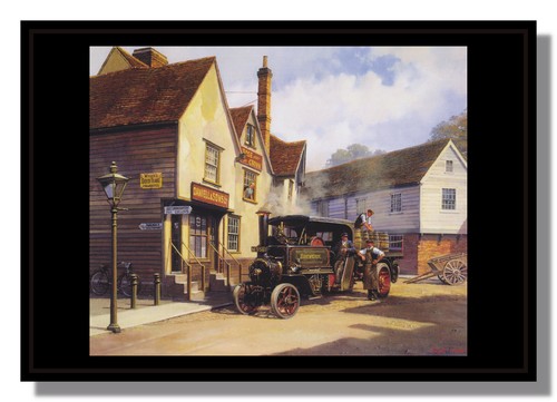 Foden steam wagon brewery dray - steam,