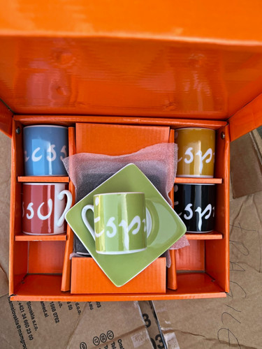 Set ceramic espresso - 5, cup