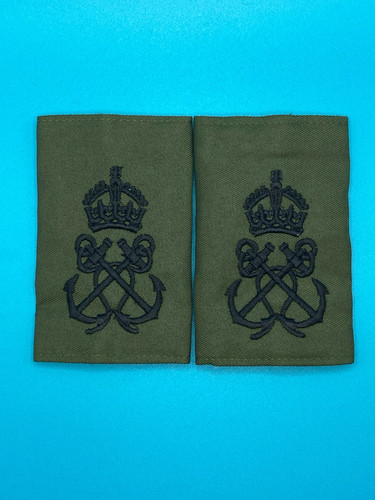 Pair royal navy rank slides - navy,