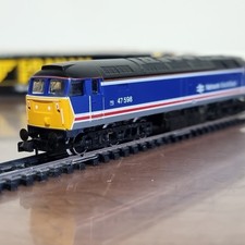 Graham Farish 8024 N Gauge Class 47 Diesel 47598 BR Network SouthEast Boxed