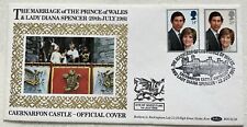GB QEII 1981 Royal Wedding Benham FDC Caernarfon Castle Gwynedd BOCS(2)6 Cat £20
