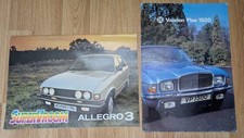 Austin Allegro 3 Supervroom 1979 Vanden Plas 1500 1976 brochures