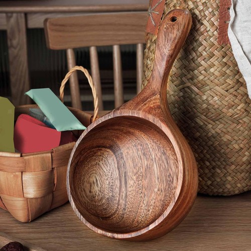 Wooden sauna ladle shower - ladle,