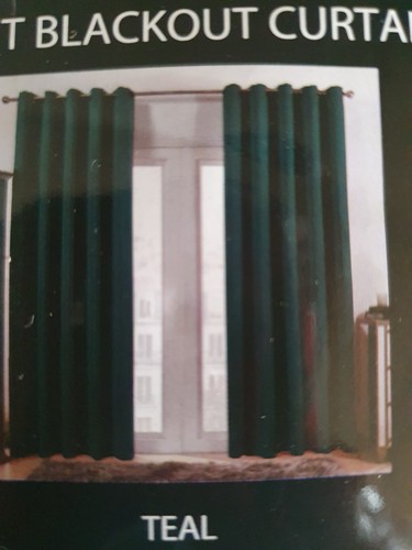 Blackout curtains pair eyelet - blackout,