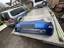 Vw Beetle Front Bumper With Lower Grill Used 98-05 In Blue 