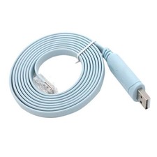 Blue 1.8M USB TO RJ45 Serial