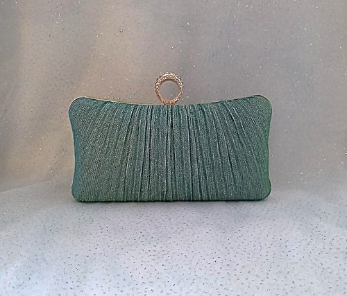 Mint green glitter evening - mint,
