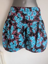 Zara Bold Floral Print Skirt Size EUR S - New Without Tags
