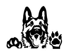 German Shepherd Dog Puppy Pets Wall Car Window Door Bedroom Decor Vinyl Stickers