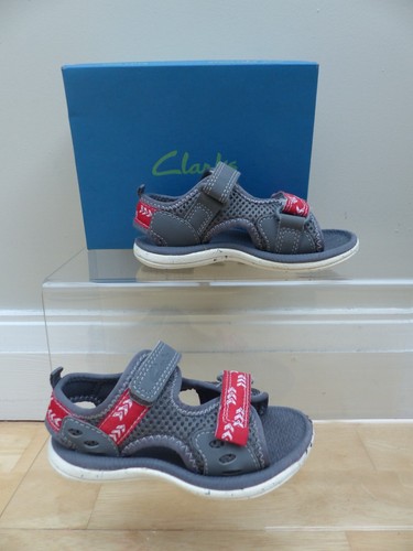 Boys clarks grey and red - clarks,