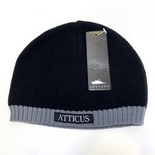 ATTICUS GLEASON BLACK BEANIE