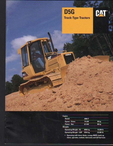 Caterpillar d5g track type - caterpillar, "d5g"