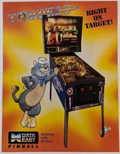 Torpedo Alley Pinball Machine Data East Flyer Original Advertisement 1988