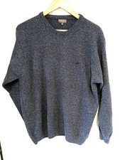Wolsey blue marl 100% wool jumper L/42"-44"chest