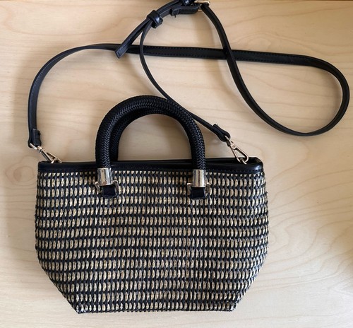 Zara woven straw look - zara, satchel